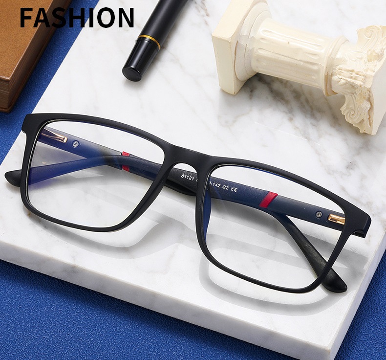 【Kazuhiro】 Stylion Męskie Okulary Zerówki Do Komputera Blue Light Z